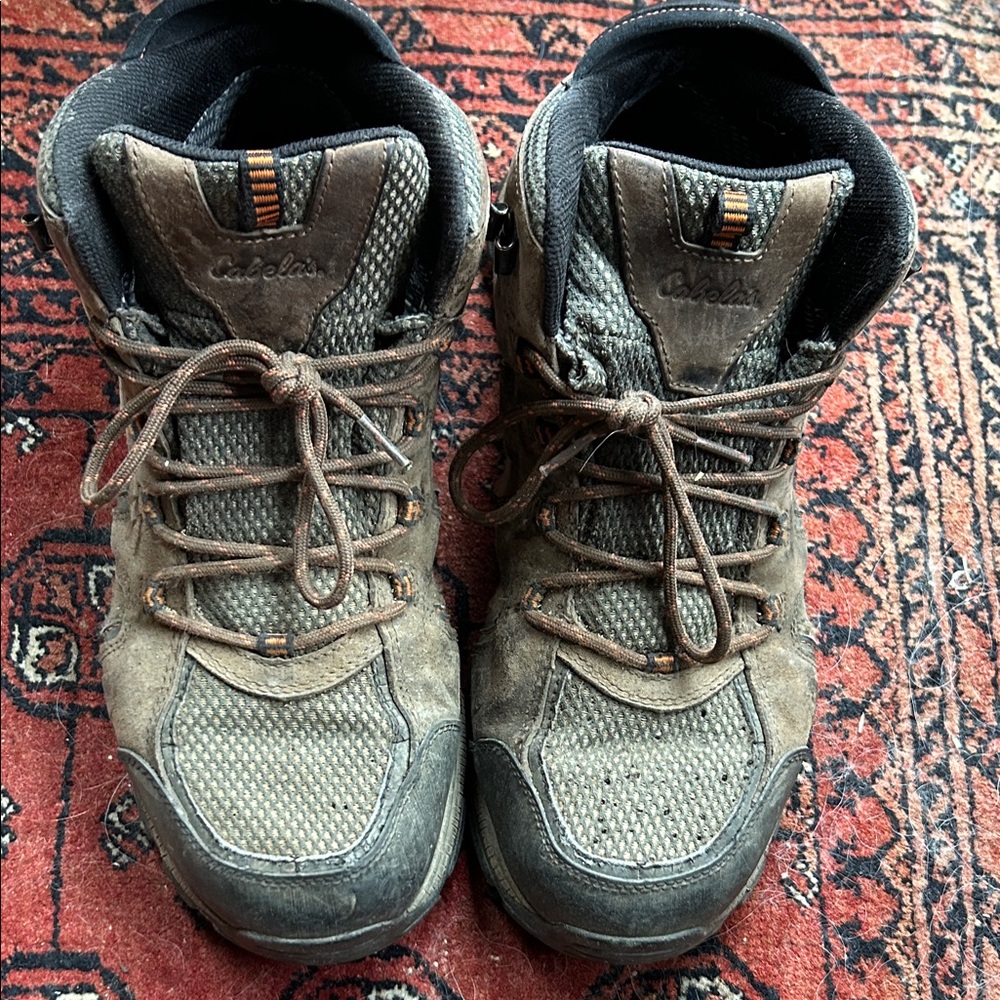 Cabela's Gray & Brown Men's Boots size 11.5;Used Condition, but still have Life!